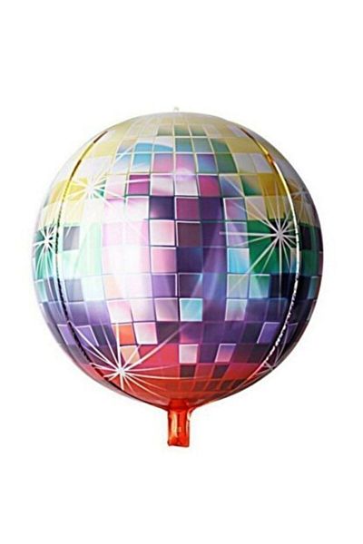 parti sürprizi Colorful Disco Ball Shaped Foil Balloon