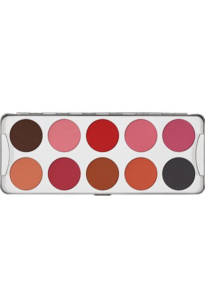Kryolan 10 Color Blusher Palette