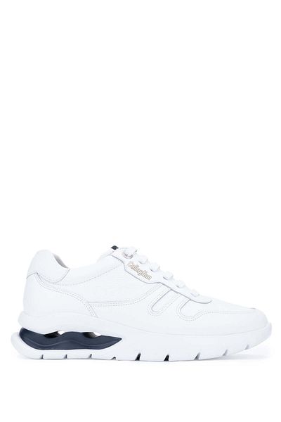 Callaghan Men's White Genuine Leather Sneakers - Sports Shoes