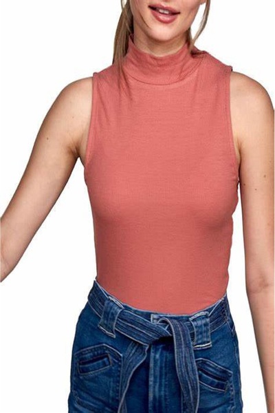 chulfa Luxury Turtleneck Zero Sleeve Full Lycra Badi