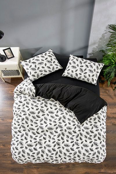 Set cuvertură de pilota cu pene duble - Husă de pilota 200x220 și 2 fețe de pernă