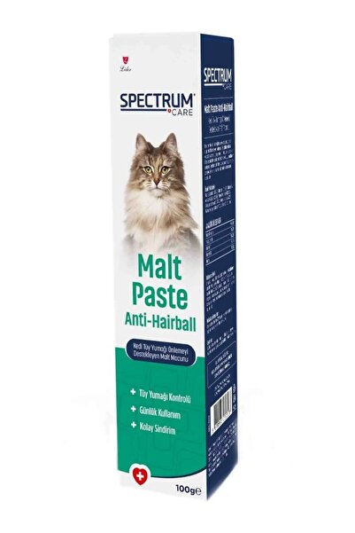 Spectrum Malt Paste Anti-Hairball Tüy Yumağı Önleyici Kedi Macunu 100 gr