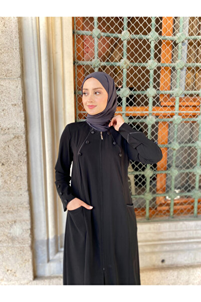 JALİA Cup Container with Bag Pocket and Ornamental Buttons - 6025