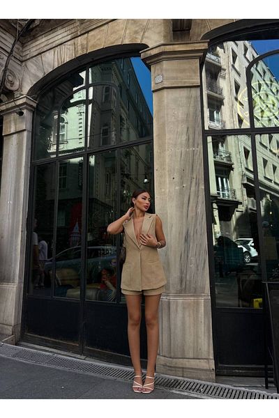 LB Laluna Butik Σετ γυναικείο φανελάκι και σορτς