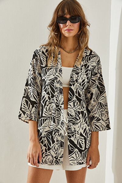 Bianco Lucci Vzorované dámské kimono60081025