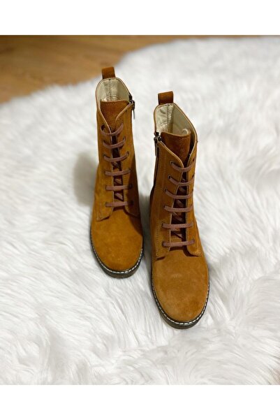 Hermones Linda Tarçın Rengi Hakiki Deri Kadın Postal