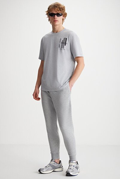 GRIMELANGE ELIJAH Printed Crew Neck 100% Cotton Grimelange T-Shirt