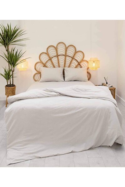 Koza Home Pacifico Duvet Cover Set Cotton Silver Single 160x220 9547a
