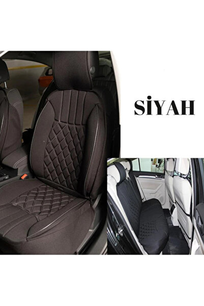 Generic Brand Dacia Sandero Stepway - مجموعة وسائد مقعد السيارة السوداء الفاخ...