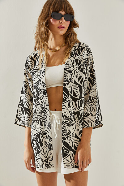 Bianco Lucci Vzorované dámské kimono60081025