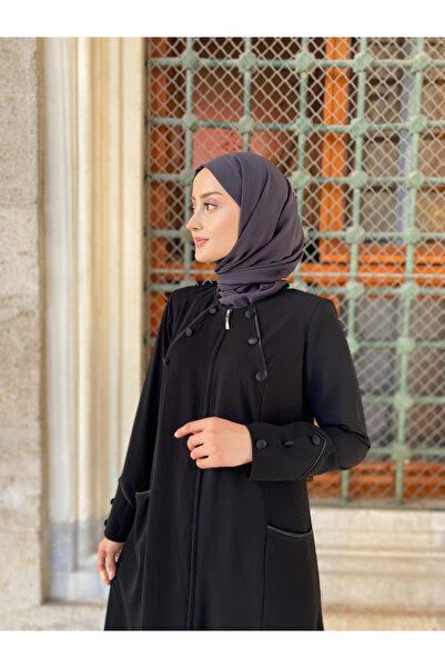 JALİA Cup Container with Bag Pocket and Ornamental Buttons - 6025