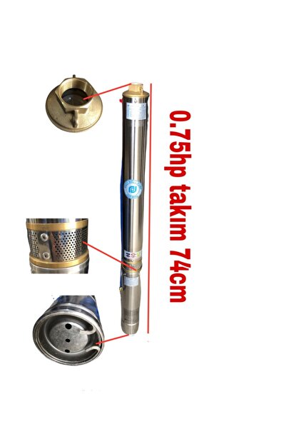 lux dafu 0.75 Hp/8 Kademe Dalgıç Pompa Bakır Sargılıdır