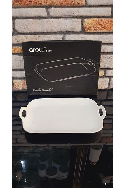 AROW Porcelain Presentation Plate with Handle