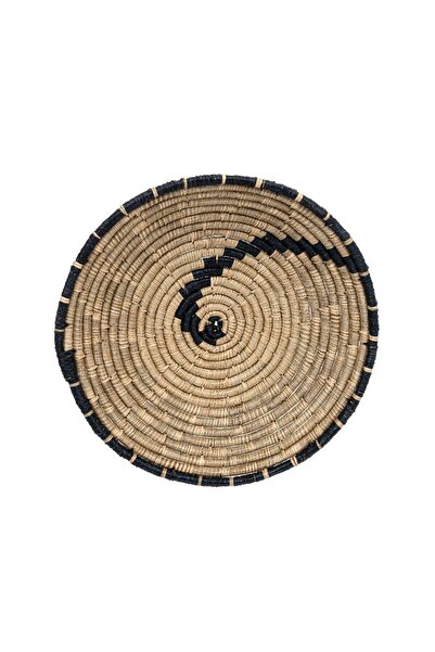 Koza Home Meander Bambu Afrikan El Yapımı Fibonacci Duvar Tabağı 60cm 8912