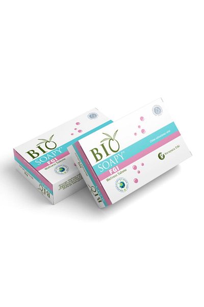 Biosoapy صابون فطر الخميرة الطبيعي FGI 100 جرام × 2 قطعة (حل طبيعي لعلاج الفطريات)