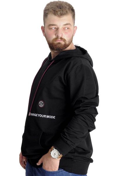 ModeXL Black Mode XL Sweat Kangaroo de dimensiuni mari - Schimbați modul 23164