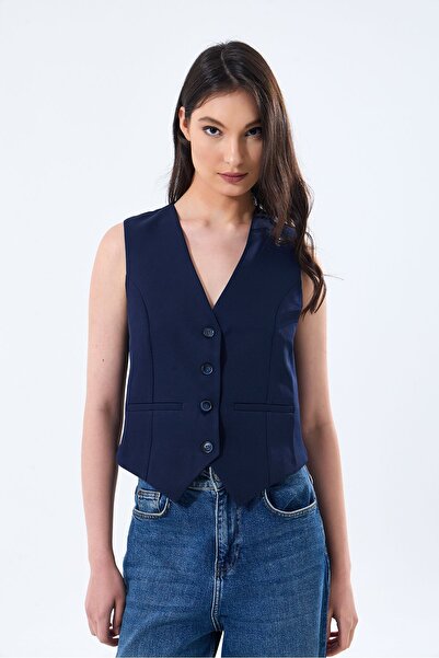 fujya ЖІНОЧИЙ КОЖАН З В-ОБРІЗНИМ КОМИРОМ