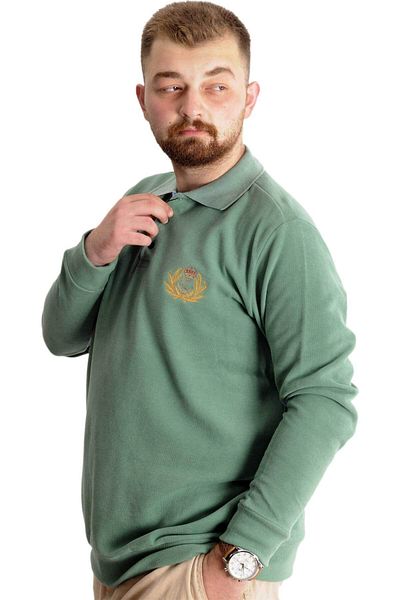 ModeXL Plus Size Thessaloniki Sweat - Crown Of A King 23447 Çağla