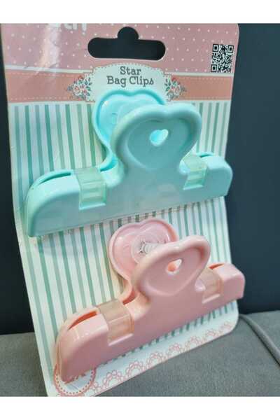 Lider MAGNESİA Pachet practic de pungi și închidere pentru pungi Ziplock Clips 2 buc