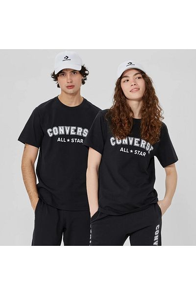 converse White Unisex Baseball Cap - Logo Lock-Up