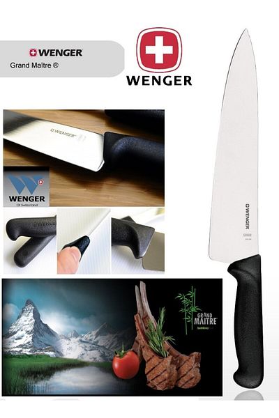 Wenger 355126 - Professional Chef Knife, Swiss Made, Wide Mouth Kitchen Knife - 26cm