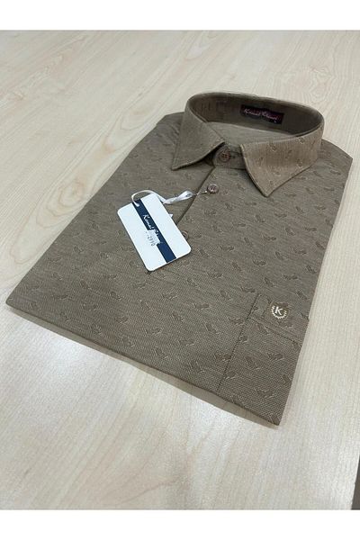 KEMAL EKİNCİ Men's Quality T-Shirt - Shirt Collar and Pocket