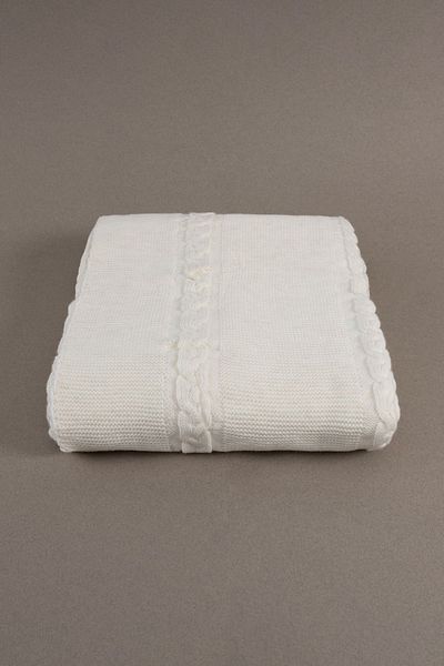 Koza Home Trenza Cream TV Blanket 130x170 15027