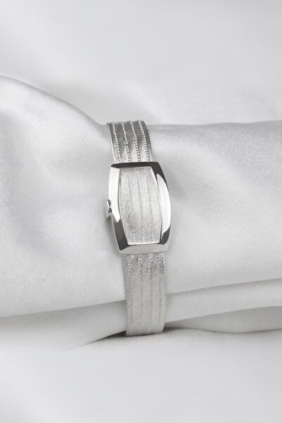 Black Sea Port 5 Sıra Trabzon Hasırı El Örmesi 925 Ayar Gümüş Bilezik Bileklik Silver