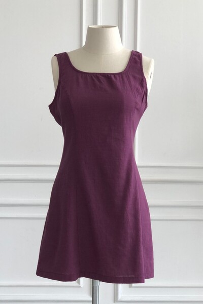 Yağmur Butik Rochie de in cu decolteu în V - Bretele groase