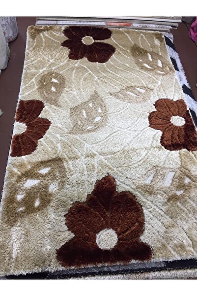 Kaşmir Shaggy Halı Sibel 07 Bej 0008 150 X 233 Cm