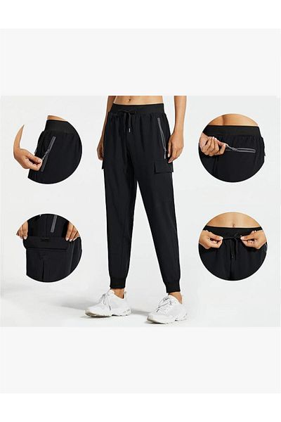GHASSY CO. Pantaloni de jogging atletic Quich Dry Hiking pentru femei
