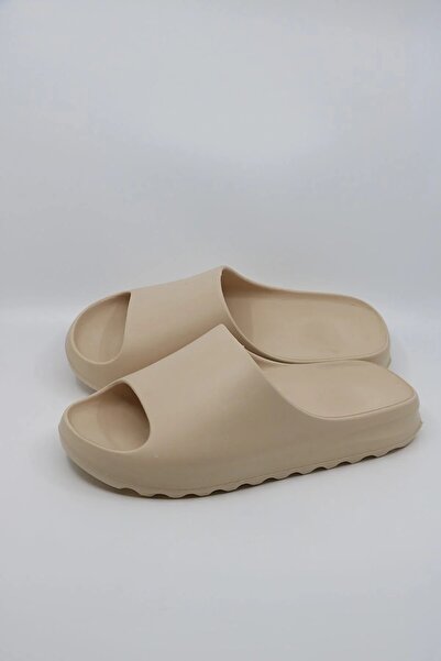 İncim Light Brown EVA Unisex Sabo - Daily Comfortable Slippers, for Balcony, Garden, Pool, Beach
