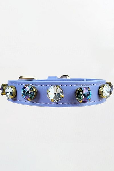 TheTailor Vegan Leather Dog Collar - Stone Detailed
