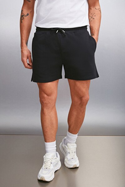 GRIMELANGE Lucı Erkek Regular Siyah Şort