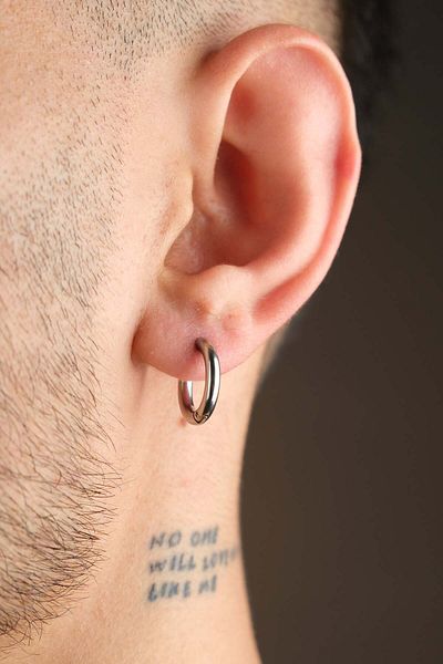 Jack Ferrero Men's Steel Colored Non-Throw Earrings