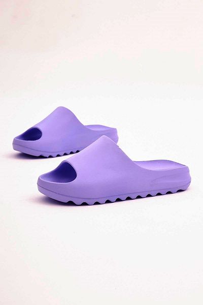 İncim Purple Sabo Unisex EVA Slippers - Daily Comfortable Balcony Garden Pool Beach