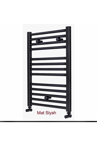 İSAOĞLU YAPI Mat Siyah Radyatör Banyo Havlupan 50*70 Vanalar Dahil Komple Set...