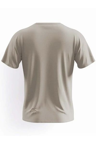 WOODROFFE Ανδρικό μπλουζάκι Oversize Boyfirend Μαύρο - Crew Neck, με στάμπα με δίδυμο πατέρα