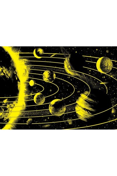 şazenur Solar System 1000 Piece Neon Puzzle 68X48 cm