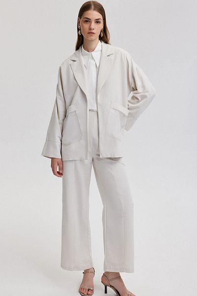 Touché Privé Organza Linen Set - Pocket Detailed