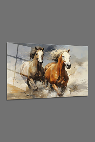 BV DEKOR ΓΥΑΛΑΤΕΡΑ ΠΟΙΚΙΛΑ ΑΛΟΓΑ ΣΕ ΣΤΥΛ ΑΚουαρέλας - ΔΙΑΚΟΣΜΗΤΙΚΗ ΜΟΝΤΕΡΝΗ Ζ...