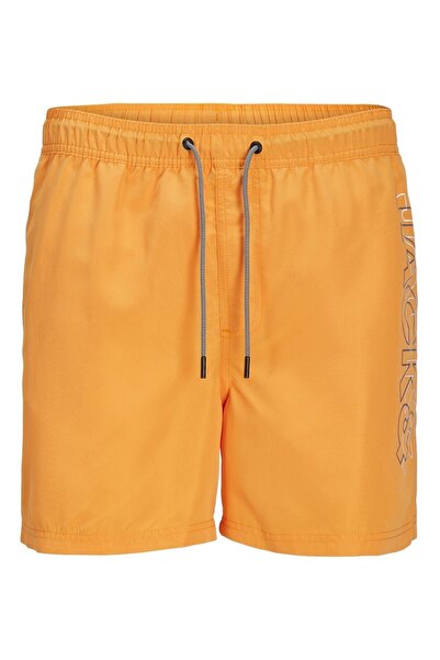 Jack & Jones Men's Yellow Swim Shorts - Jpstfıjı Jjswım Double Logo, Sn Ly -12253118-22