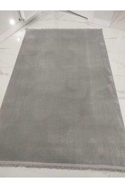 Merinos Marka Kaymaz Taban Oda Salon Koridor Mutfak Halı Yolluk Gri