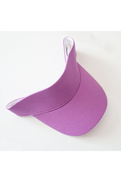 Mrey Șapcă de tenis unisex roz violet - velcro și vizor reglabil, vizor de protecție UV