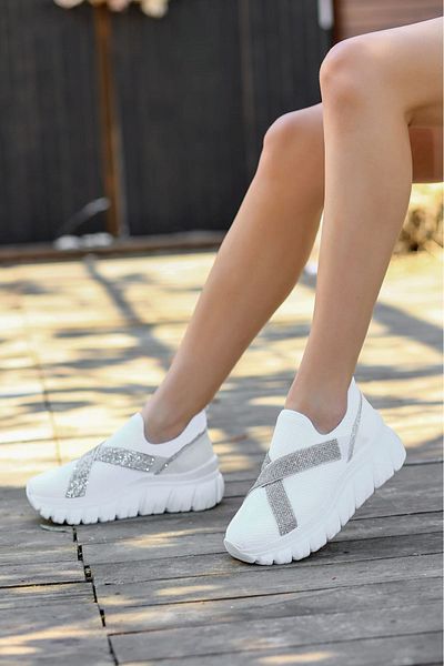LEYDİ SHOES White Knitwear Sports - Rio Ave