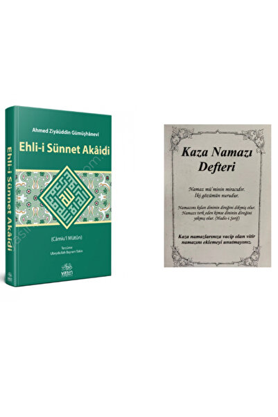 Yasin Yayınevi Ehli Sünnet Akaidi Ahmad Ziyaüddin Gümüşhanevi - kaza namazı d...