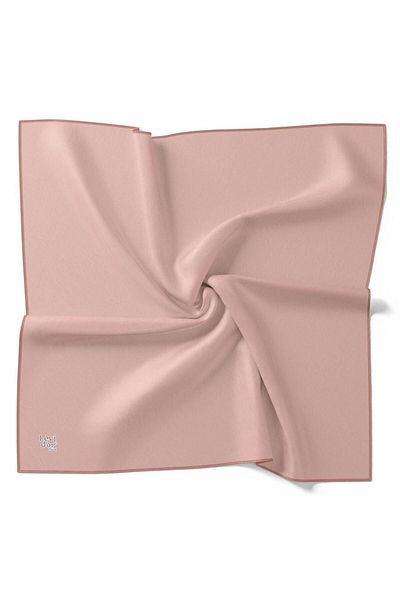 Levidor Πούδρα Ροζ μονόχρωμο Φουλάρι Twill Polyester