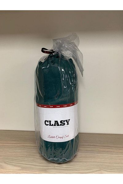 Clasy مجموعة ملاءات مطاطية من رانفورس باللون الأخضر الطحلب المزدوج