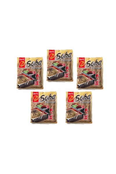 Koza Orient Foods Japon Usülü Soba Noodle 180 gr 5'li Set