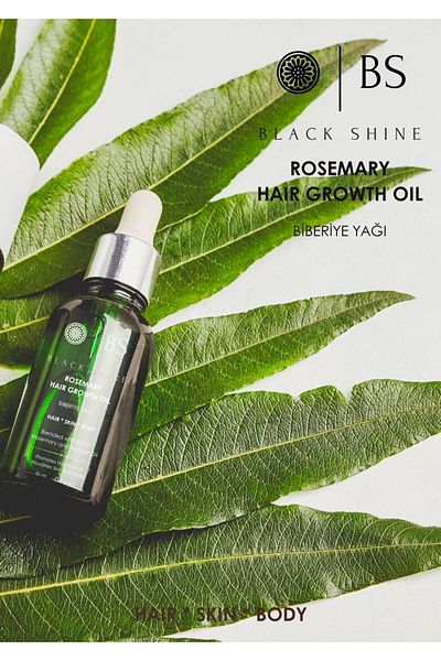 Black Shine BS Black Shine Rosmarinöl gegen Haarausfall und strapaziertes Haar